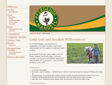 Tablet Screenshot of pferdehof-mangstl.at